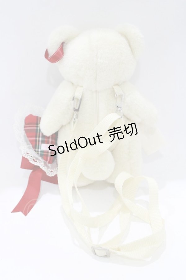 画像3: Angelic Pretty / Chocolate Gift Bearぬいぐるみポーチ  アイボリー H-25-05-20-075-AP-BG-NS-ZH (3)