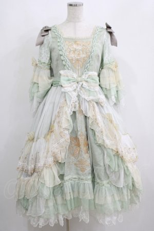 画像: Elpress L（海外ロリータブランド） / Goblin Kingdom~ Embroidered Dress S ミント H-25-05-20-005-EL-OP-NS-ZH
