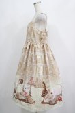 画像2: Enchantlic Enchantilly / Queen Cat〜秘密の書斎〜ジャンパースカート 大きいサイズ アイボリー H-25-05-20-014-LO-OP-NS-ZH (2)