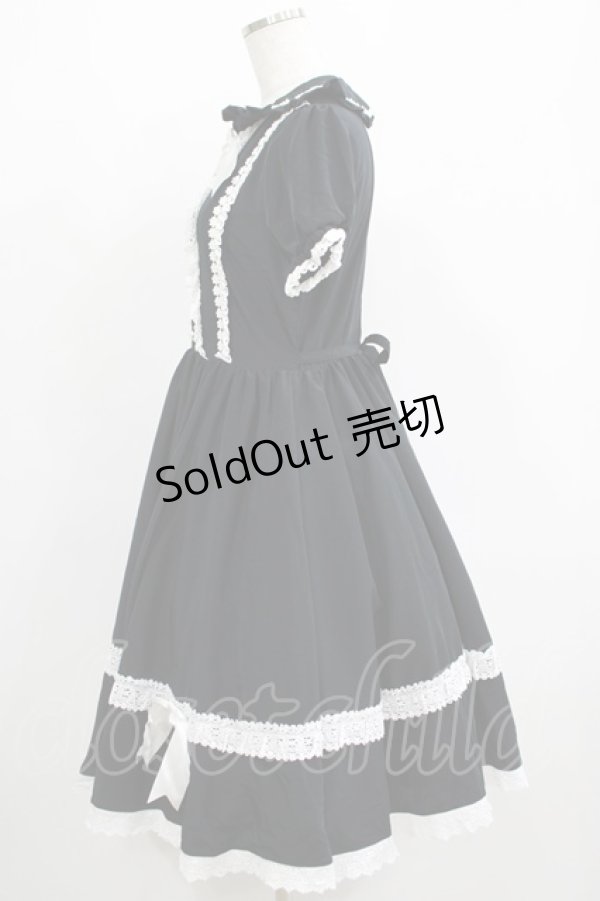画像2: ALICE and the PIRATES / フローリエラワンピース Free ブラック H-25-05-20-015-PA-OP-NS-ZH (2)