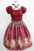 画像1: Enchantlic Enchantilly / クイーンキャットワンピース Free ボルドー H-25-05-21-004-LO-OP-NS-ZH (1)