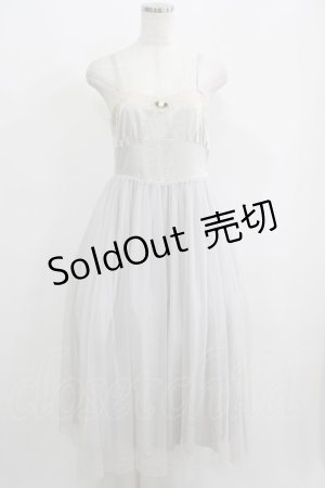 画像: an another angelus / サテン×チュールワンピース Free グレー H-25-05-21-036-CA-OP-NS-ZH