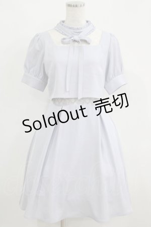 画像: titty&Co. / レース切替ワンピース S サックス H-25-05-21-038-LO-OP-NS-ZH