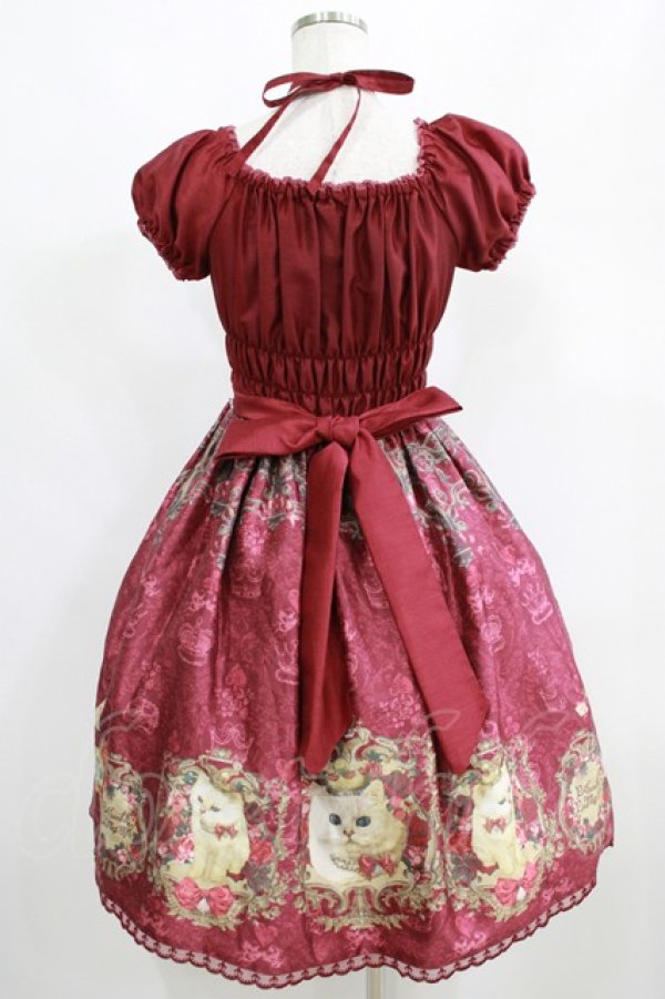 画像3: Enchantlic Enchantilly / クイーンキャットワンピース Free ボルドー H-25-05-21-004-LO-OP-NS-ZH (3)