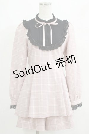 画像: Secret Honey / スタンドカラー長袖セットアップ Free ピンク H-25-05-21-045-CA-OP-NS-ZH