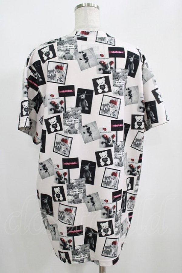 画像3: Honey Cinnamon / 総柄Tシャツ Free ピンク H-25-05-21-048-LO-TS-NS-ZH (3)