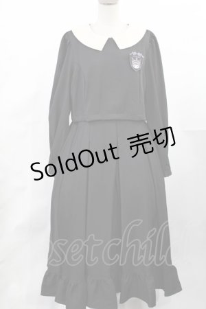 画像: m petit by misako / サンリオキャラクターズコラボ クロミワッペン付きワンピース L ブラック H-25-05-21-1007-LO-OP-YZ-ZH