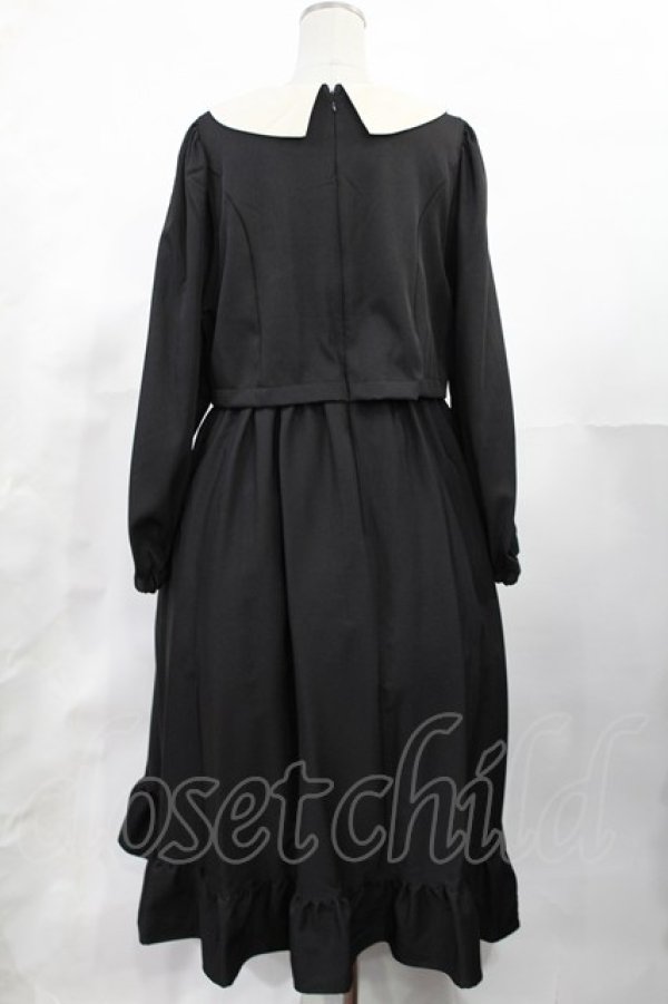 画像2: m petit by misako / サンリオキャラクターズコラボ クロミワッペン付きワンピース L ブラック H-25-05-21-1007-LO-OP-YZ-ZH (2)