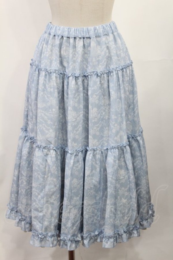 画像1: m petit by misako / NINA'S RVパニエスカート L サックス H-25-05-21-1013-LO-SK-YZ-ZH (1)