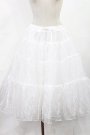 画像: axes femme kawaii / ミディオーガンジーパニエ M オフ H-25-05-21-1014-AX-SK-YZ-ZH