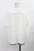 画像2: axes femme / 襟付クリームソーダ柄Tシャツ M アイボリー H-25-05-21-1015-AX-TS-YZ-ZH (2)