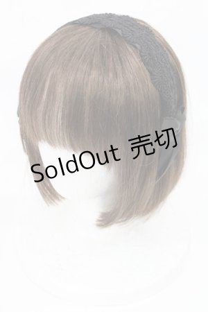画像: m petit by misako / レースリボンカチューシャ  ブラック H-25-05-21-1024-LO-AC-YZ-ZH