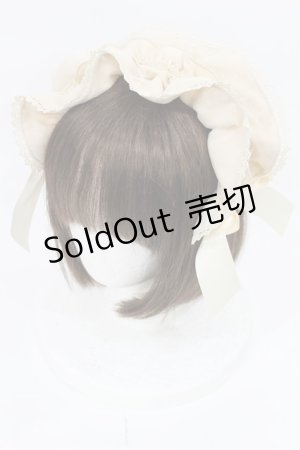 画像: axes femme kawaii / ドットチュールフリルカチューシャ  アイボリー H-25-05-21-1026-AX-AC-YZ-ZH