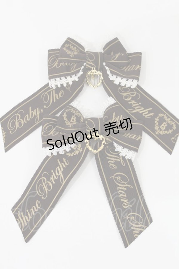 画像1: BABY,THE STARS SHINE BRIGHT / Best Wishes Dreamyリボンコーム  ブラウン H-25-05-21-1029-BA-AC-YZ-ZH (1)