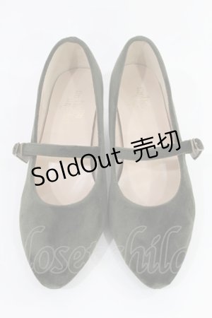 画像: an another angelus / クロスストラップベロアパンプス M/23.5cm グリーン H-25-05-21-1034-CA-SH-NS-ZH