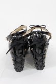 画像3: axes femme POETIQUE / レースアップエナメルパンプス M ブラック H-25-05-21-1035-AX-SH-NS-ZH (3)