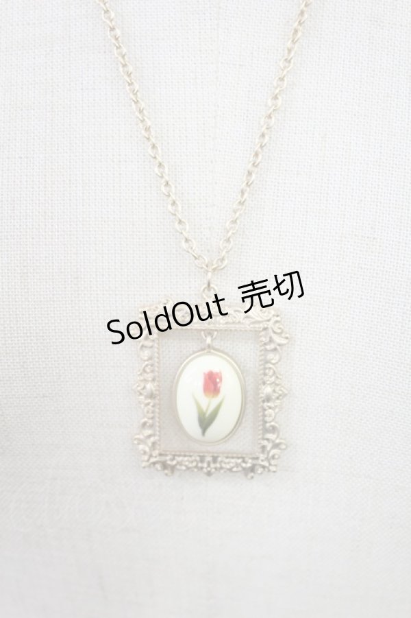 画像1: axes femme POETIQUE / チューリップネックレス  ゴールド H-25-05-21-1038-AX-AC-NS-ZH (1)