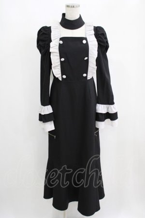 画像: Jamie エーエヌケー / マーメイドフリルワンピース M ブラック H-25-05-21-050-LO-OP-NS-ZH