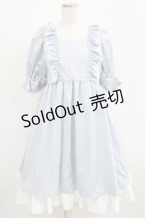 画像: Maria pipi / SUMMER WATER DRESS Free サックス H-25-05-21-006-EL-OP-NS-ZH