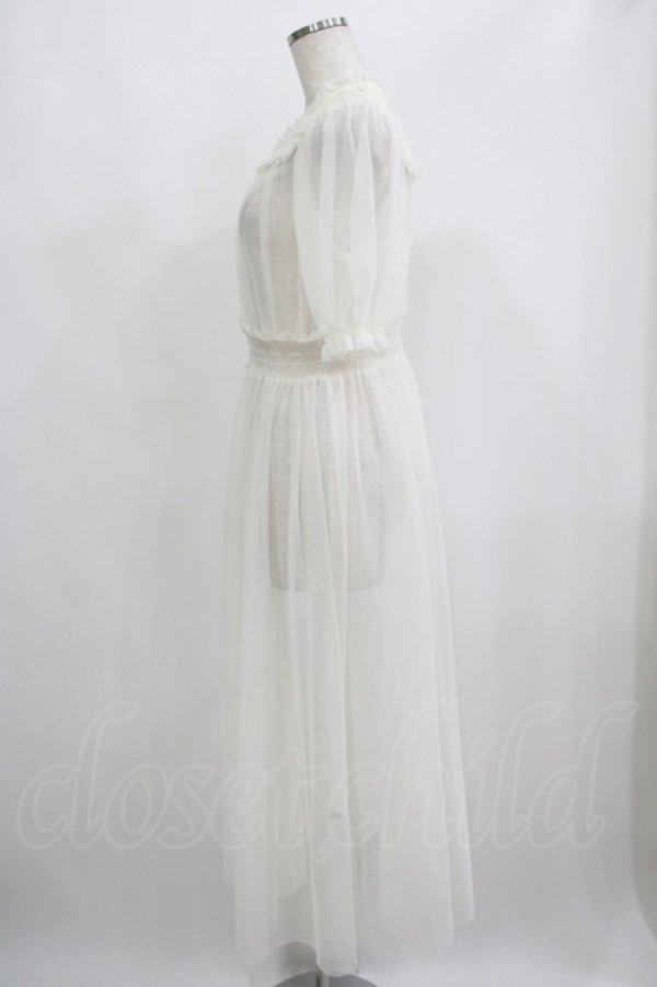 画像2: an another angelus / レースヨークチュールガウンワンピース Free OFF WHITE H-25-05-21-052-CA-OP-NS-ZH (2)