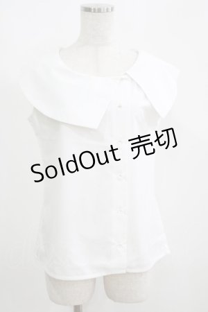 画像: Fi.n.t / サイドビッグカラーブラウス Free OFF WHITE H-25-05-21-058-CA-BL-NS-ZH