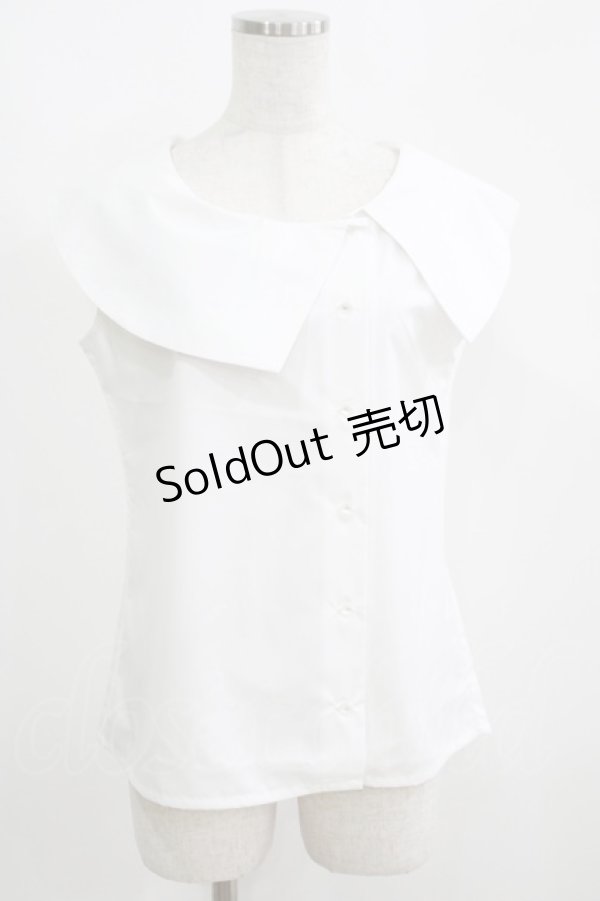 画像1: Fi.n.t / サイドビッグカラーブラウス Free OFF WHITE H-25-05-21-058-CA-BL-NS-ZH (1)