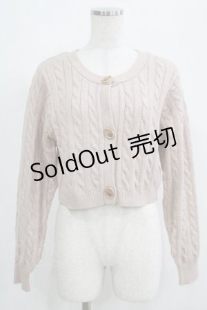 画像: an another angelus / ミニチュア絵画釦ニットカーディガン Free PINK H-25-05-21-065-CA-TO-NS-ZH