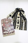 画像1: Angelic Pretty / Wonder Queen巾着&ポストカード  ブラック H-25-05-21-077-AP-ZA-NS-ZH (1)