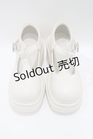 画像: axes femme POETIQUE / Ｔ字ストラップシューズ M アイボリー H-25-05-21-080-AX-SH-NS-ZH