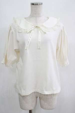 画像: m petit by misako / NINA'sコラボ襟付きプルオーバー L アイボリー H-25-05-21-081-LO-TO-NS-ZH