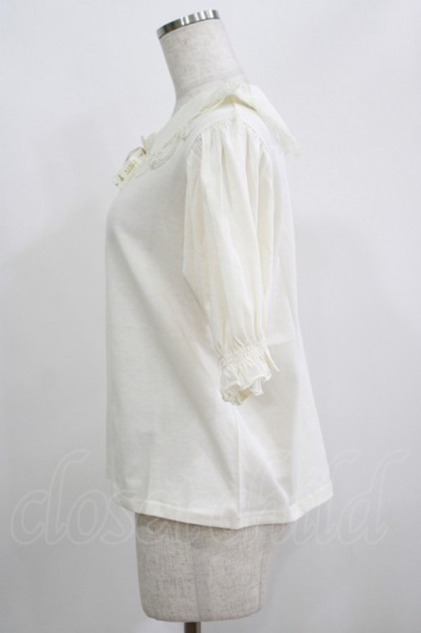 画像2: m petit by misako / NINA'sコラボ襟付きプルオーバー L アイボリー H-25-05-21-081-LO-TO-NS-ZH (2)