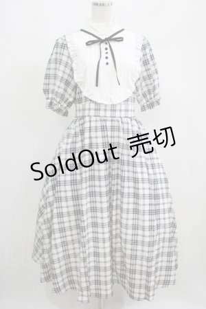 画像: m petit by misako / ナシジチェックキリカエワンピース L オフ/ブラック H-25-05-21-008-LO-OP-NS-ZH