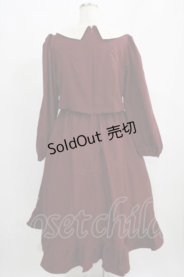 画像3: m petit by misako / サンリオキャラクターズコラボ マイメロディワッペン付きワンピース L ワイン H-25-05-21-015-LO-OP-NS-ZH (3)