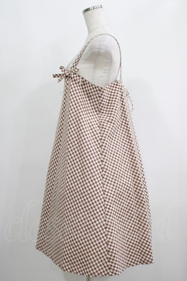 画像2: Katie / SWEET ESCAPE ribbon one-piece  CHOCO H-25-05-22-003-LO-OP-KB-ZH (2)
