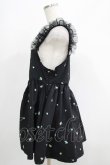 画像2: Candy Stripper / TINY FLOWER MINI ONE-PIECE  ブラック H-25-05-22-026-PU-OP-KB-ZH (2)