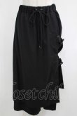 画像1: MiDiom / Belted Covered Pants  ブラック H-25-05-22-031-PU-PA-KB-ZH (1)