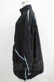 画像2: NieR Clothing / ZIPブルゾン  黒×サックス H-25-05-22-040-PU-JA-KB-ZH (2)