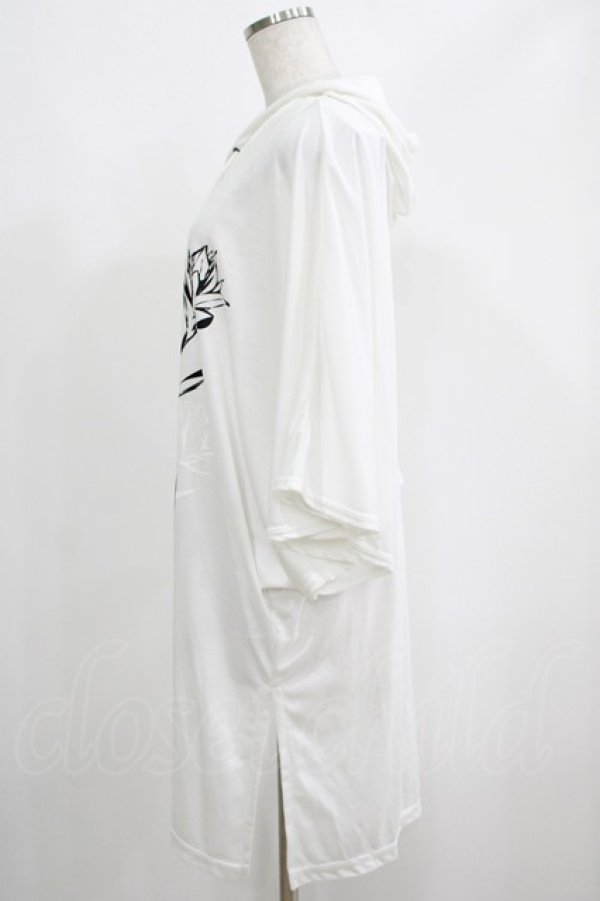 画像2: MiDiom / Regret Print Flare Parka  白 H-25-05-22-042-PU-TO-KB-ZH (2)