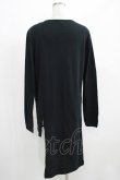 画像3: MiDiom / One Side Long Cut&Sewn  ブラック H-25-05-22-044-PU-TO-KB-ZH (3)