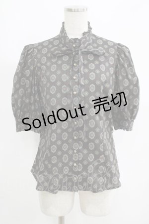 画像: Sheglit / "Luminous"パフブラウス  ブラック H-25-05-22-045-EL-BL-KB-ZH
