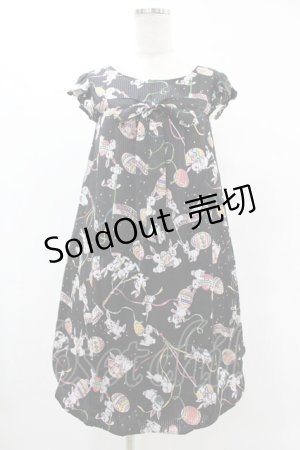 画像: MILK / イースターバニーワンピース  ブラック H-25-05-22-1035-ML-OP-KB-ZH