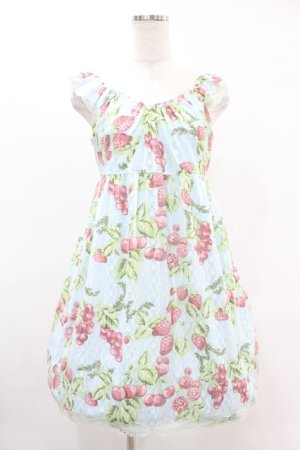 画像: MILK / CHERRY gardenベビードール  サックスベース H-25-05-22-1036-ML-OP-KB-ZH