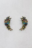 画像1: Michal Negrin / フラワーイヤリング  ゴールド H-25-05-22-1007-LO-AC-KB-ZH (1)