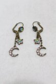 画像1: Michal Negrin / ムーンフラワーピアス  ゴールド H-25-05-22-1008-LO-AC-KB-ZH (1)