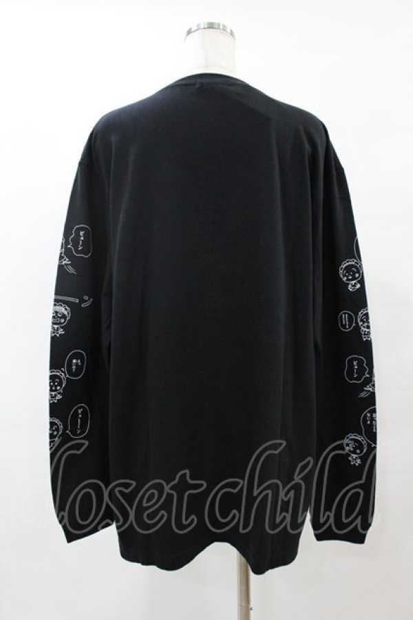 画像2: Candy Stripper / コジコジの名？台詞 L/S TEE  ブラック H-25-05-22-1060-PU-TO-KB-ZH (2)