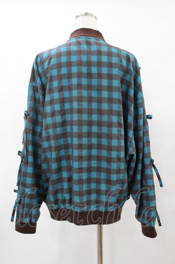 画像2: Candy Stripper / FLIRTY RIBBON BLOUSON  ブルーチェック H-25-05-22-1061-PU-JA-KB-ZH (2)