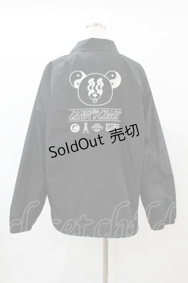 画像2: Candy Stripper / PEPEバック刺繍ジャケット  黒 H-25-10-20-011-PU-JA-KB-ZH (2)