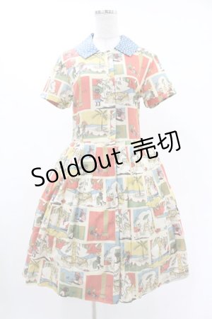 画像: Jane Marple / Little Cat Samboワンピース  アイボリー H-25-05-22-1015-JM-OP-KB-ZH
