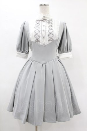 画像: ATELIER PIERROT / Haunted Doll Dress  グレー×ホワイト H-25-05-22-1016-EL-OP-KB-ZH