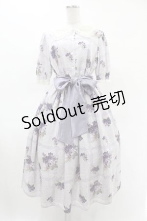 画像: Melody BasKet / Violet laceスクエアカラーワンピース L バイオレット H-25-05-22-1017-LO-OP-KB-ZH